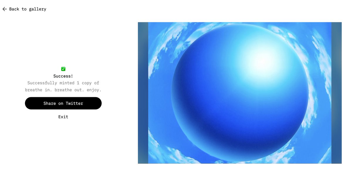 Mint tiếp NFT Zora hóng Airdrop nè anh em

Dường như mọi người vẫn đang trong chờ vào Airdrop của dự án Base - Layer 2, lần trước Zora đã tổ chức cho mint NFT 1  của Base 1 lần rồi.

Retweet để lưu lại mà làm nhé, kèo này ổn áp phết đấy. Đừng bỏ qua nha!