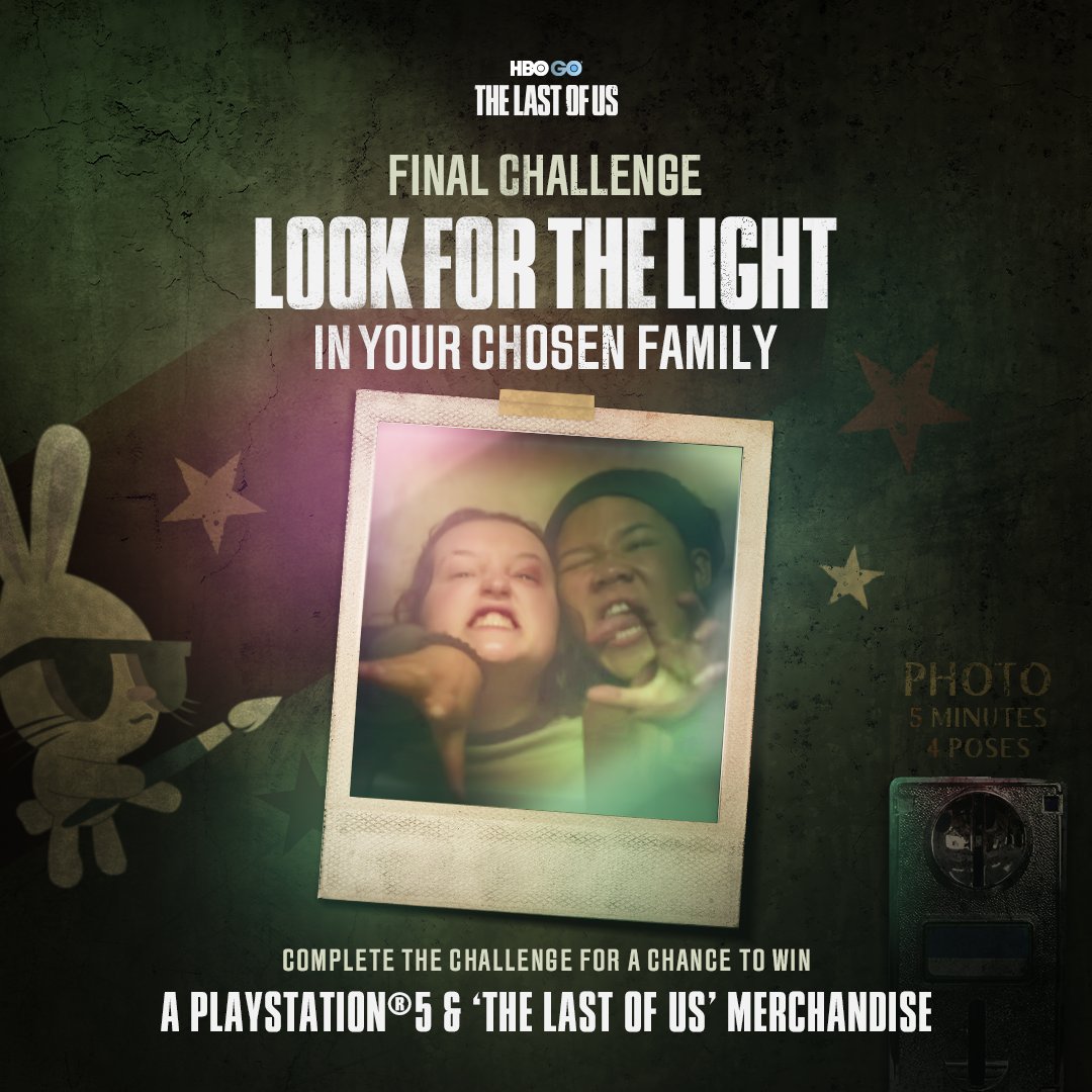 HBOAsia's tweet photo. Sometimes, it’s the family we choose that can pull us out of the dark. Get creative in the #LookForTheLightChallenge for a chance to win a PS5 and more!

For updates, follow:
FB, IG &amp; TW - @hboasia
TikTok - @hbogoasia

T&amp;C apply: https://t.co/4SnBF5Q3ZM https://t.co/B30S95pggg