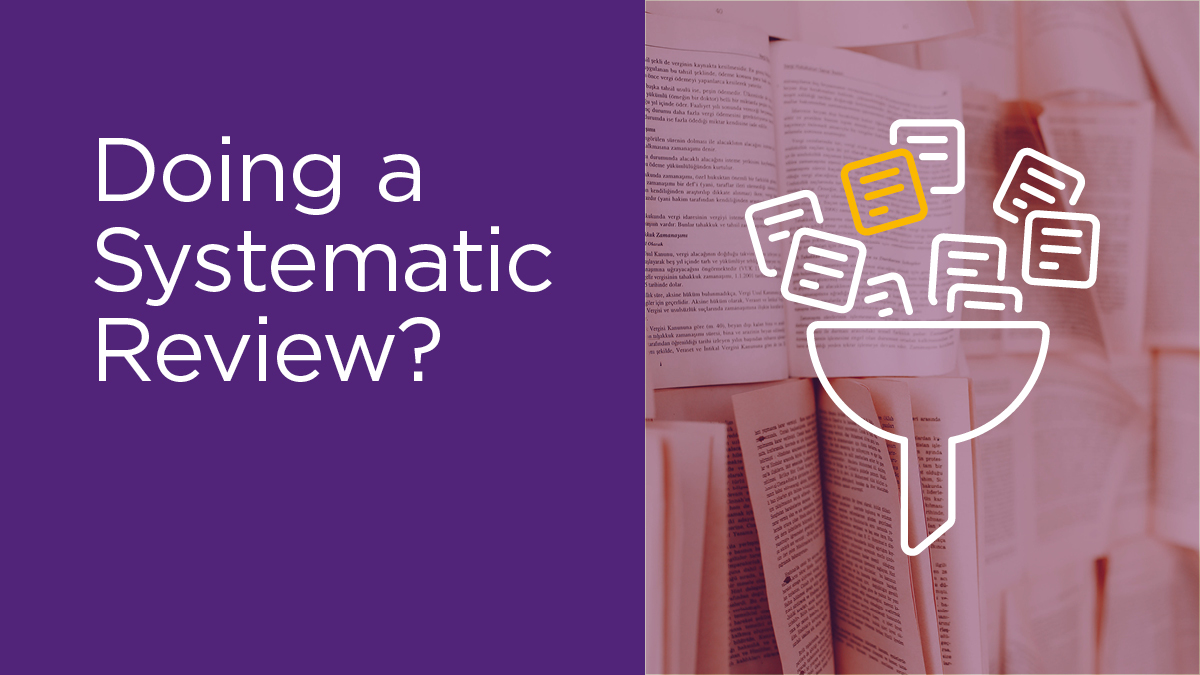 Doing a #SystematicReview? Find practical tips on all aspects of the process in our guide!

Get training, support, and step-by-step info on how to build your searches:
bit.ly/uql-sr1

#UmbrellaReview #ScopingReview #UniOfQld @UQScience @UQHealth #UQresearch