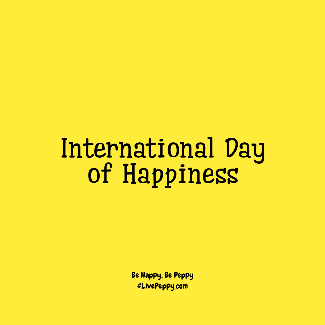 LivePeppy's tweet photo. Let's celebrate every day as the day of #happiness 

Be #Happy Be #Peppy

keep reading https://t.co/A9LiENIJUj 

#IDOH #celebrate #HappyLife #habits https://t.co/IKj32omtqZ
