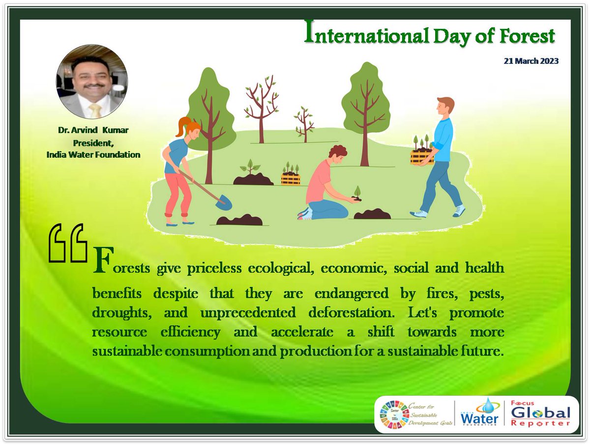 #internationaldayofforest2023 #LetsDoNetZero #motherearth #nature #ClimateAction #Environment #ForestsMatter #UNFAO #GlobalGoals #ForNature #protect #deforestation  #CleanAir #TreePlanting #Sustainability #ForestFarmFacility #rainforest #conservation @PMOIndia @g20org @byadavbjp