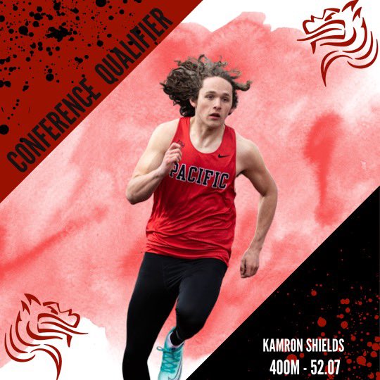 At the L&amp;C Open, Kamron Shields qualifies for conference in the 400m 🎟️