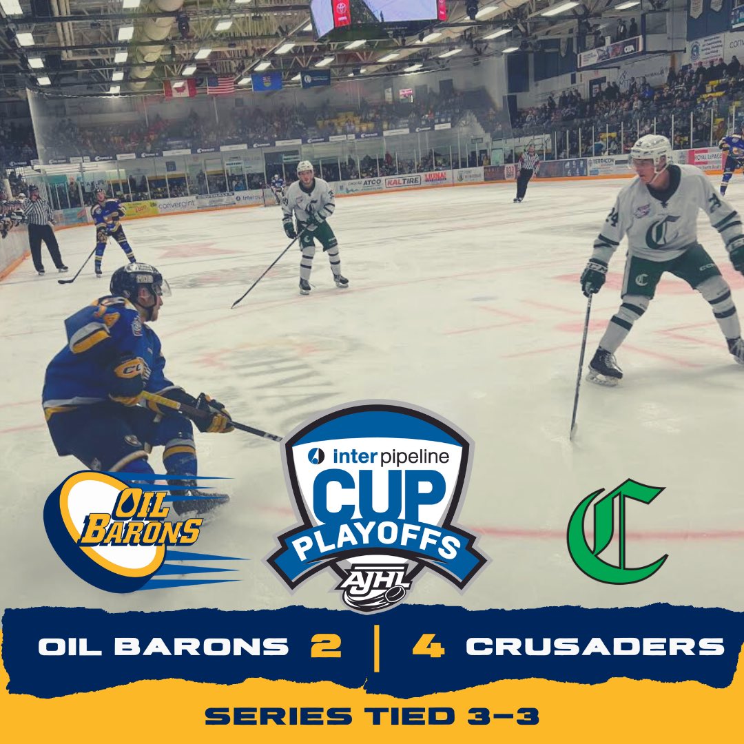 MOBHockey's tweet image. FINAL - Crusaders 4 | MOB 2

This one will go to a Game 7 Tuesday night in Sherwood Park.

Shoutout to the MOB fans for a great crowd tonight👏 #ymm #ajhl #gomobgo