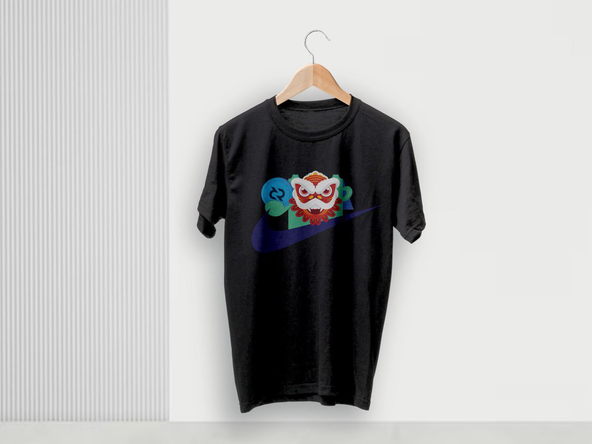 aithzakaria1's tweet photo. #Decred  t shirt 🐲
Stakey chinese lion dance mask t shirt 

#dcr #Decred  #stakey #liondance https://t.co/JRssiwnOtw
