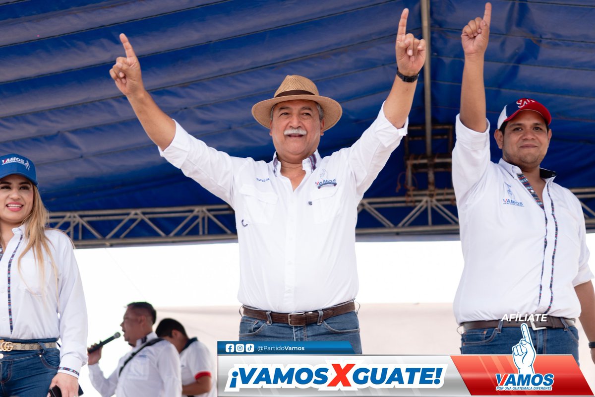 PartidoVamosGt's tweet photo. ¡VAMOS Santa Cruz del Quiché!

En el municipio de Santa Cruz del Quiché, Quiché, se realizó una jornada de afiliación y capacitación.

En la actividad se contó con el acompañamiento de nuestro Binomio Presidencial el Lic. Meme Conde y Lic. Luis Suárez☝️.

#VamosXGuate #Afíliate https://t.co/ZDNqXVndf4