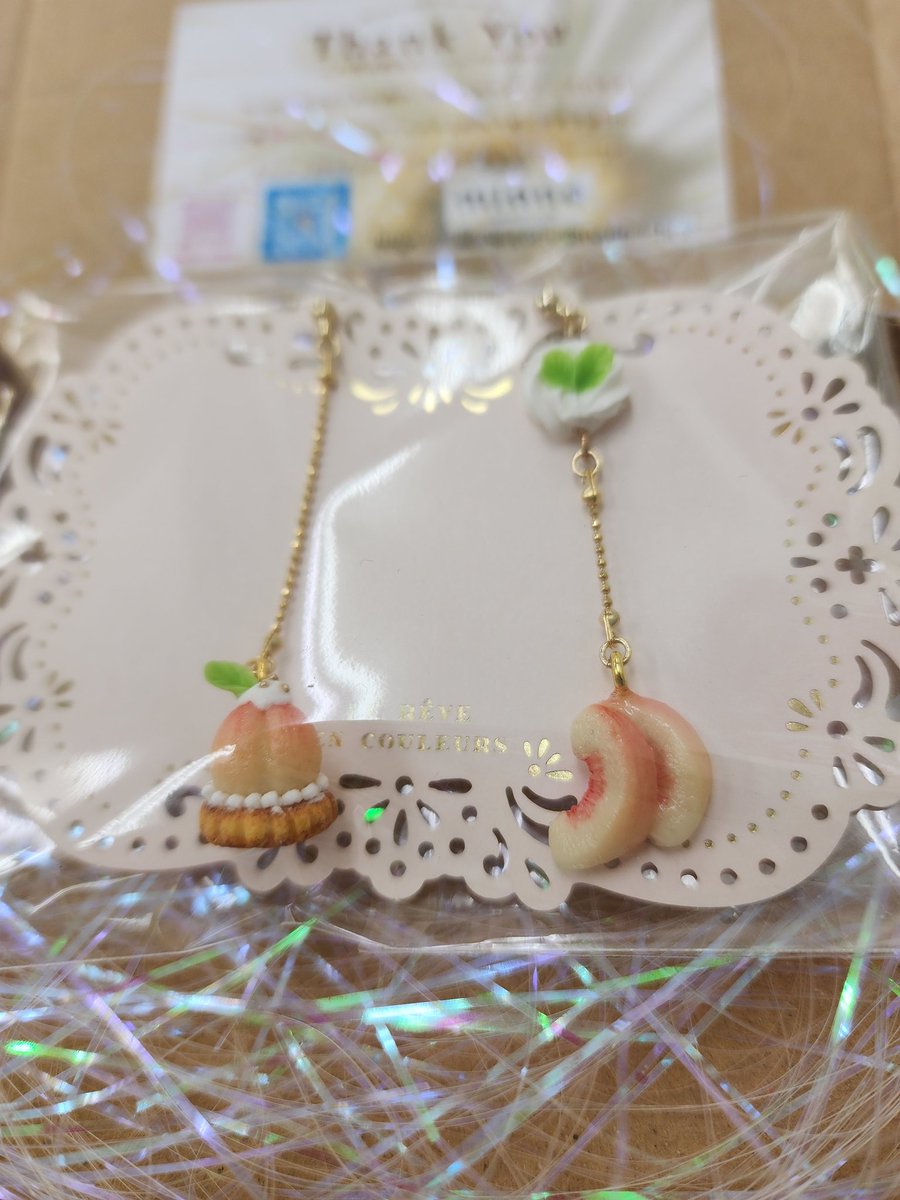 _hungry_hungry_'s tweet photo. 可愛い作品を送り出します♥️
行ってらっしゃい👋
可愛がって頂けますように🙏🍀

 #ハンドメイドアクセサリー https://t.co/EWo6YZ98QE