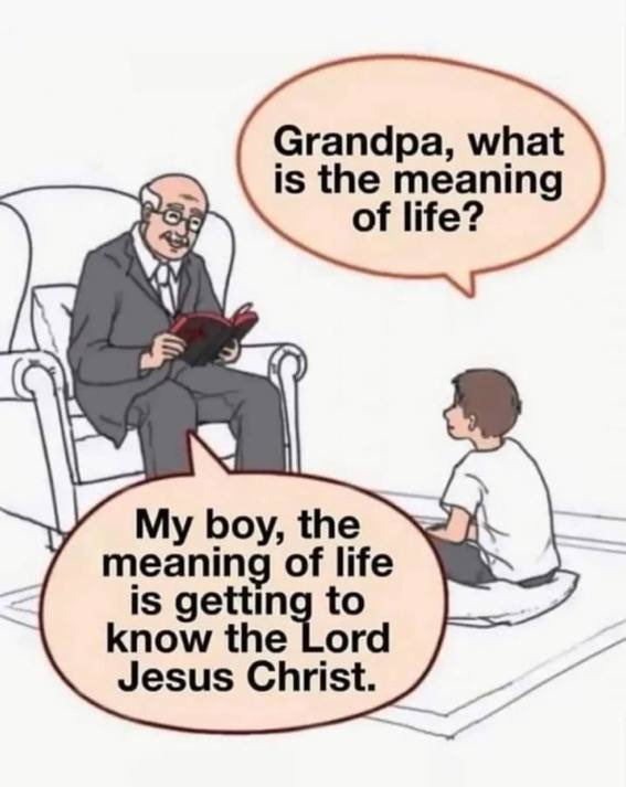 ChristIsComing5's tweet photo. MEANING OF LIFE https://t.co/AfAWpG2F2k