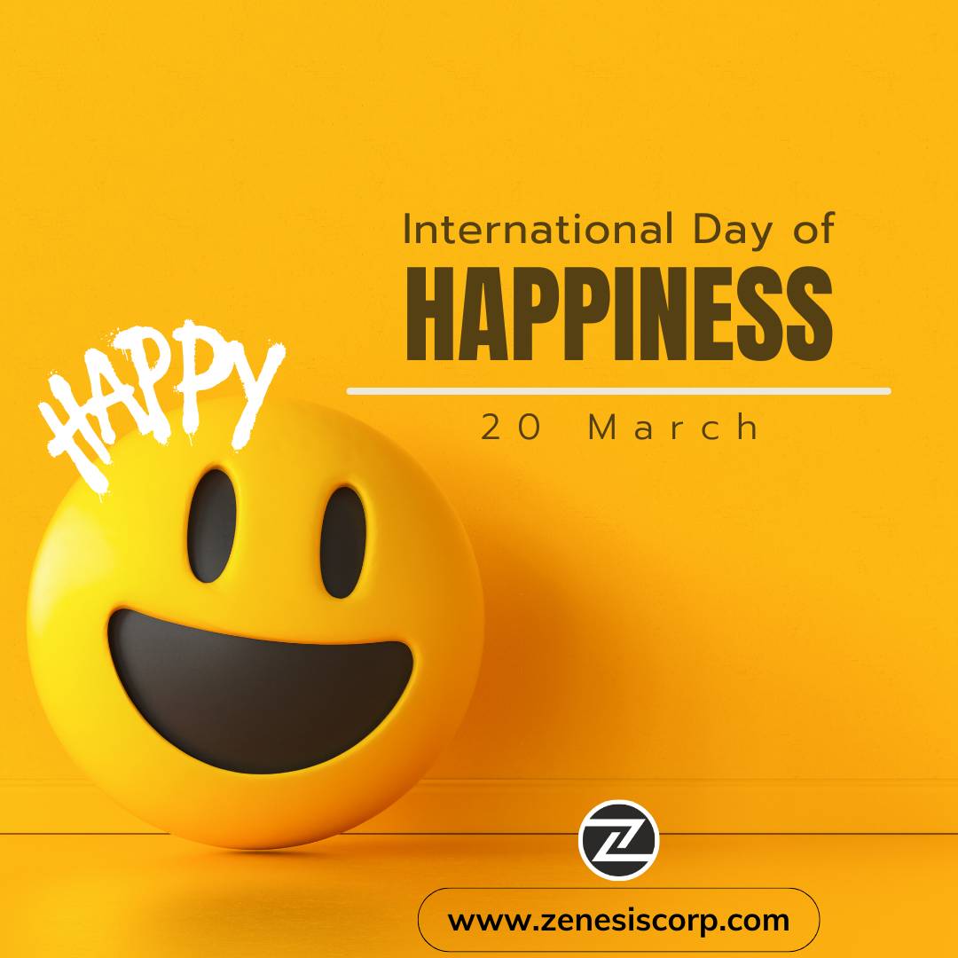 zenesiscorp's tweet photo. Today is International Day of Happiness! Let's take a moment to appreciate the small things in life that bring us joy and spread positivity wherever we go. Remember, happiness is contagious, so let's share it with everyone around us! 

#zenesiscorp #happiness #twitterpost https://t.co/q6DtO9ditL