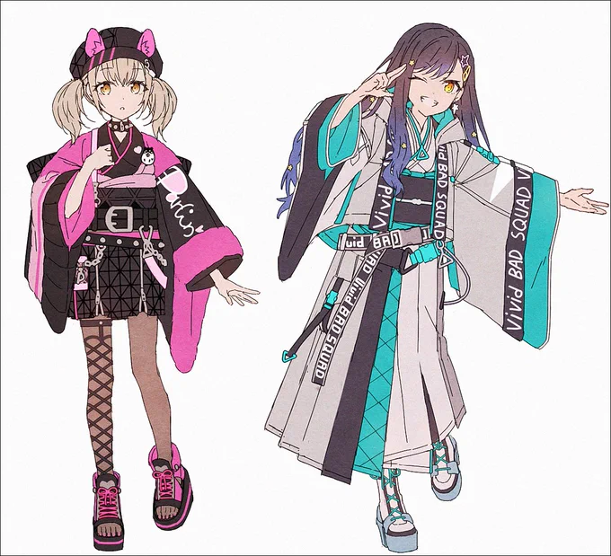 #気ままに和服化 #prsk_FA 