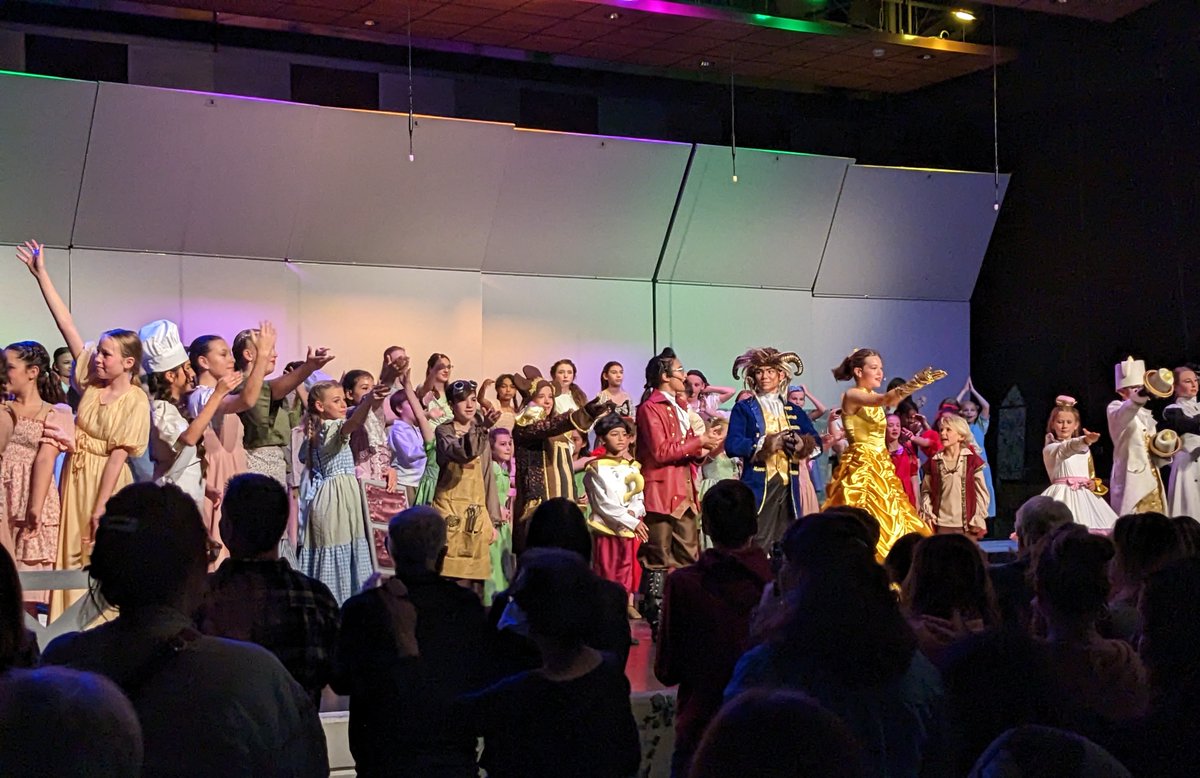 Congratulations to the incredibly talented students and staff @DoublePeak_K8 on a successful production of Beauty and the Beast, Jr. You were awesome! Thank you for allowing me to be your guest! @SanMarcosUSD