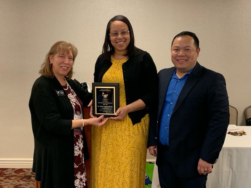 Congratulations to Dr. Alana Hughes-Hunter for winning the CAEOP 2023 Administrator of the Year. Thank for your support to educational office professionals <a href="/omsd/">Ontario Montclair</a> <a href="/caeop/">CAEOP</a> #caeop2023