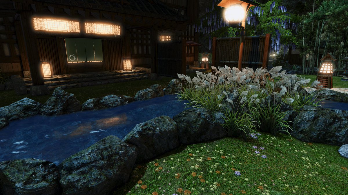Empress_XIV's tweet image. &lt;L size&gt;
Lavender bed W11P28@tonberry
EK's home&amp;studio~
#1 Japanese garden (Raider function)
#FFXIVhousing