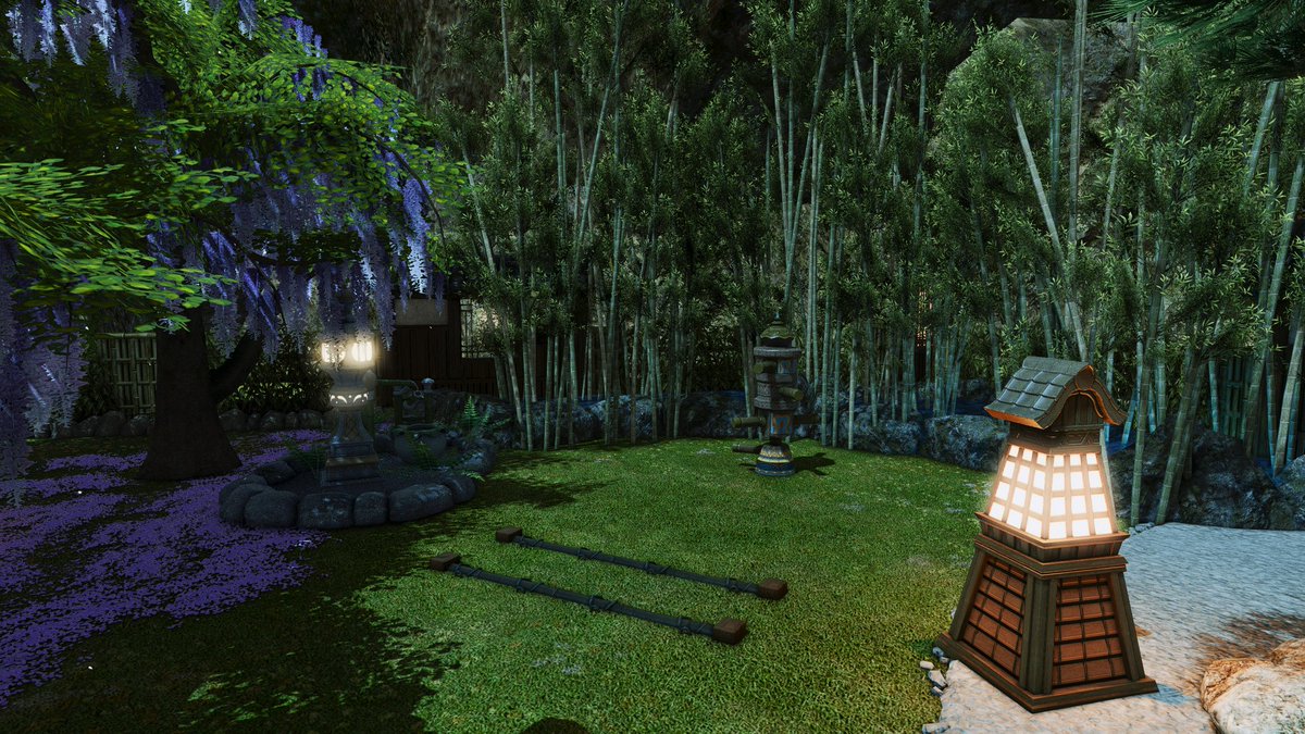 Empress_XIV's tweet image. &lt;L size&gt;
Lavender bed W11P28@tonberry
EK's home&amp;studio~
#1 Japanese garden (Raider function)
#FFXIVhousing