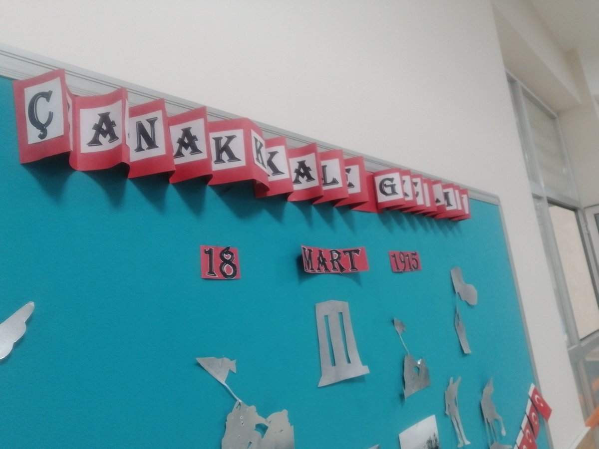 Çanakkale Geçilmez. Pano çalışmamız