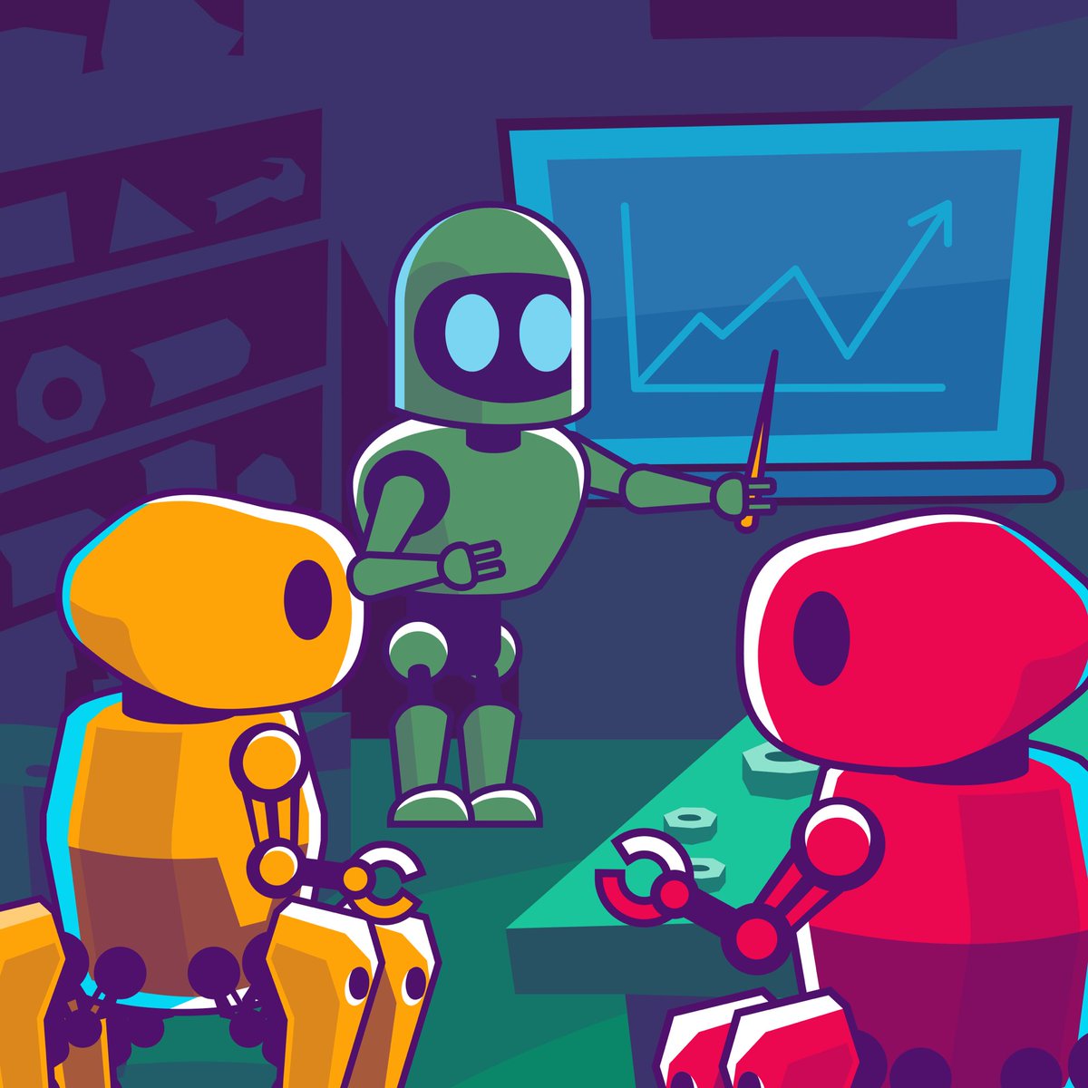 RevivalOfRobots's tweet photo. You can also start a scholarship program or rent out #robots to earn passive income. Scholarship is a model of social gaming that has enabled many people in today's world to improve their financial situation. https://t.co/NHcH6K90Em