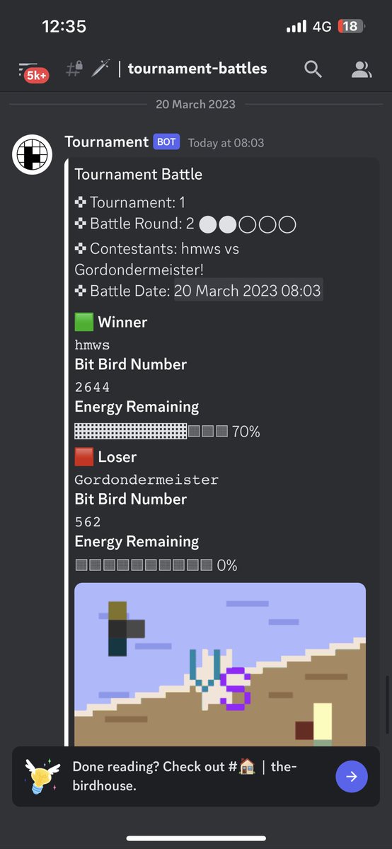 phoebehwsg's tweet photo. @bit_birdz is rolling tournament and my bb is running smooth🫡 https://t.co/eEFJrbtYPj