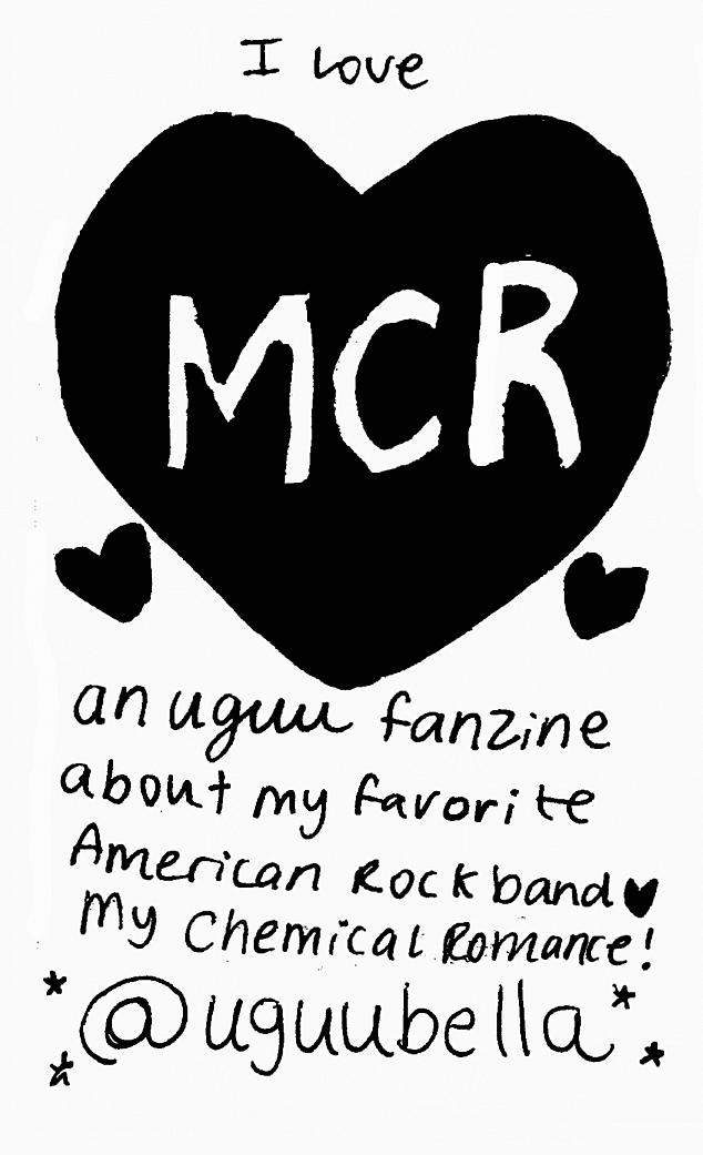 uguu_bella's tweet photo. I 🖤 MCR ~ An Uguu Fanzine
#minizinemarch https://t.co/NHkyDvUA1U