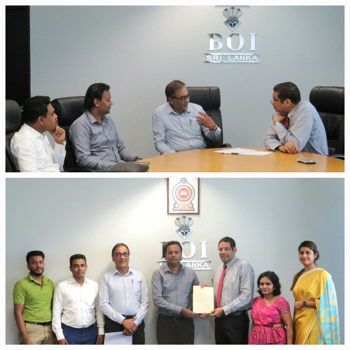 Investin_SL's tweet photo. Concord Manufacturing (Pvt) Ltd, one of the leading #apparel manufacturers in Sri Lanka, signs an agreement w/ @Investin_SL to expand the existing production capacity, for an #investment of USD 1.76 Mn

#businesscontunity #manufacturing #investorconfidence #InvestinSL https://t.co/qQVPTykzKX