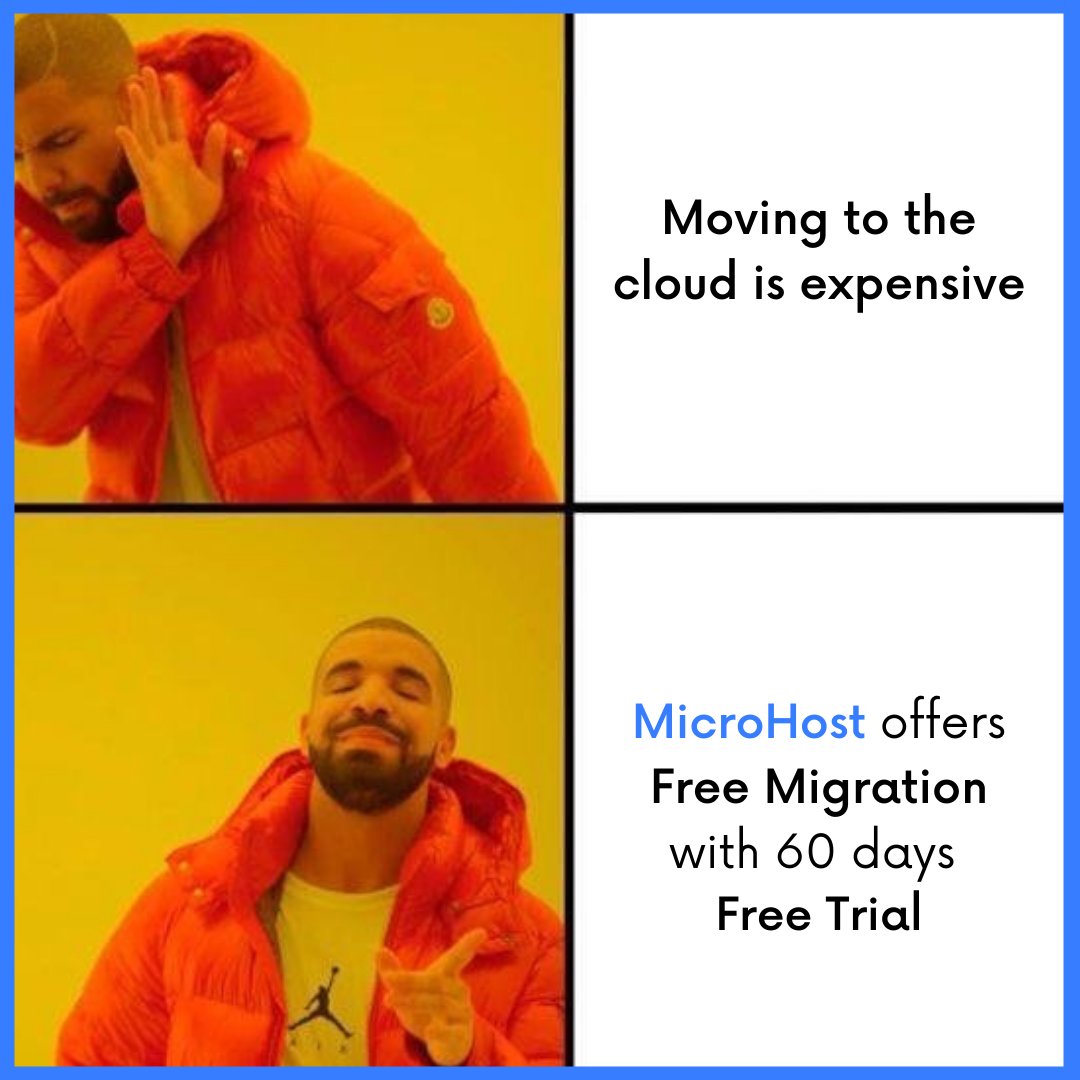 Think moving to the #cloud is expensive? Not with #microhost 🌤️☁️ 

.
#cloudmigration #cloudoptimization #business #itmanagement #itmanagers #cloudengineer #cloudarchitecture #migration