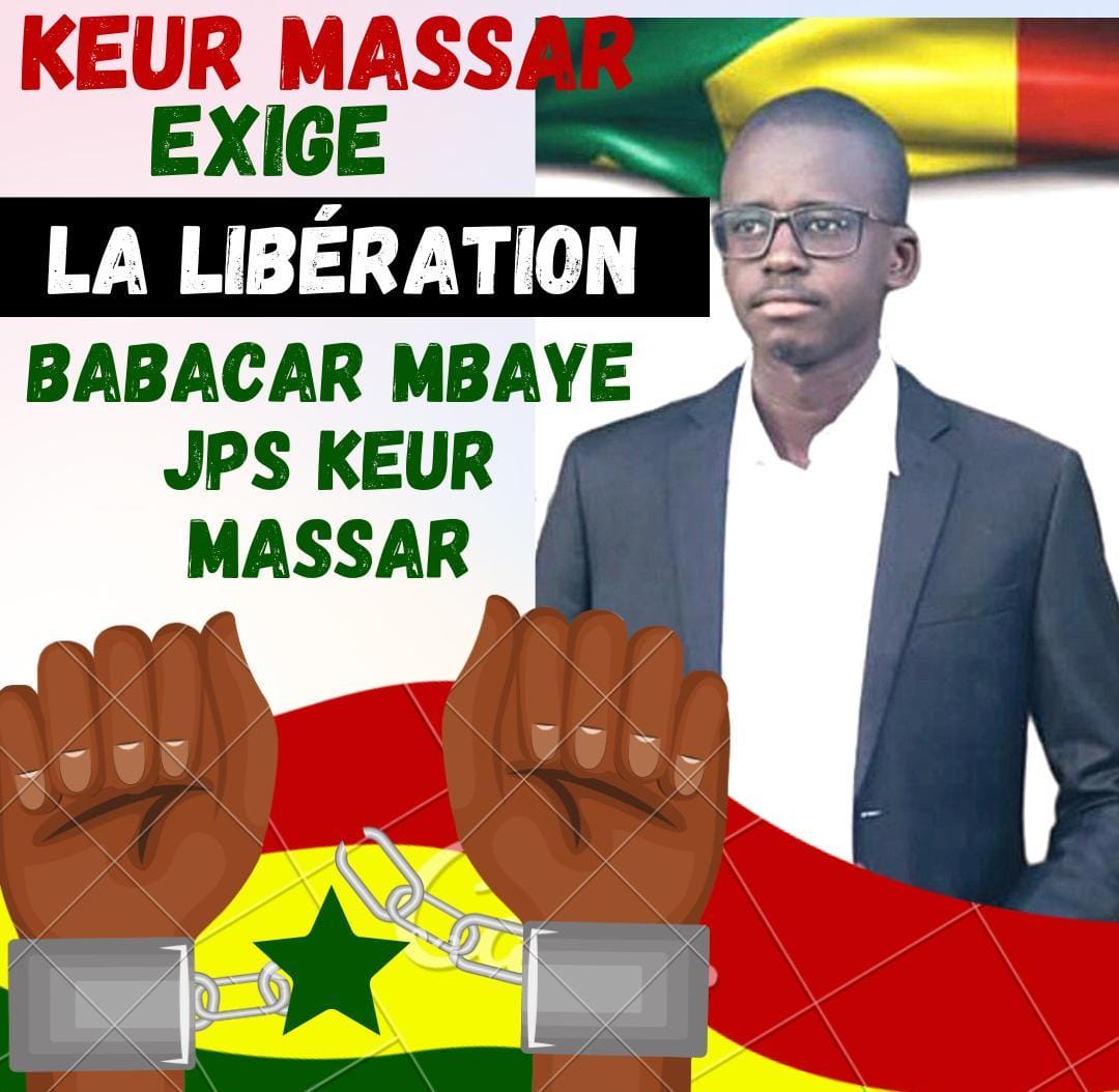 #Monde #Afrique #Sénégal 🇸🇳
#ArrestationsArbitraires #PrisonniersPolitiques
#MackySallTueLaDemocratie #LibéréTousLesPrisonniersPolitiques
#PasDÉlectionsSousUneDictatute #NONAU3IèmMANDAT #MackySallDoitPartir