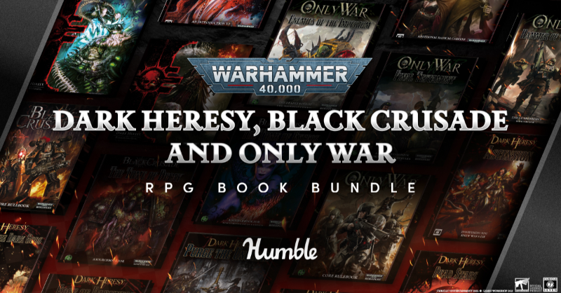 cubicle7's tweet photo. Fight the shadows, embrace them, or just try to survive

Explore the darkest, most brutal corners of the galaxy in three distinctive role-playing games set in the grim future of Warhammer 40,000! Learn more: https://t.co/ZzyQawSnAe

#OnlyWar #BlackCrusade #DarkHeresy #RPG #TTRPG