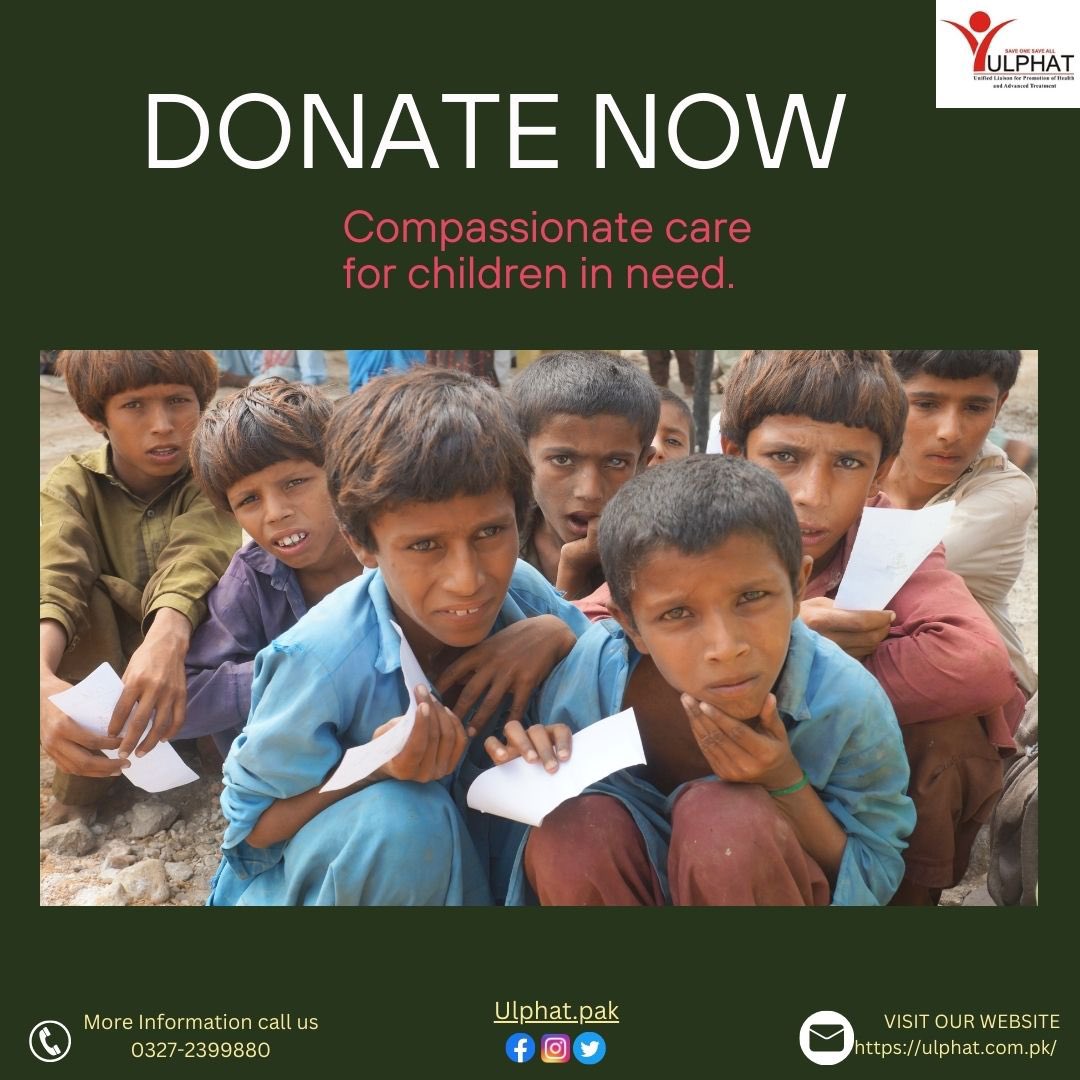 OrgUlphat's tweet photo. As Almighty Says:
"Whoever saves a life, it will be as if they saved all of humanity."
- Surah-Al-Mai'Dah , Al Quran.
#HelpUsHelpThem
#ULPHAT #ServingHumanity #HumansOfPakistan #BeingHuman #Health #MedicalTreatment #helpinghands #Kids #HealthCare #donations #zakat #humanity https://t.co/UIhD77tCoM