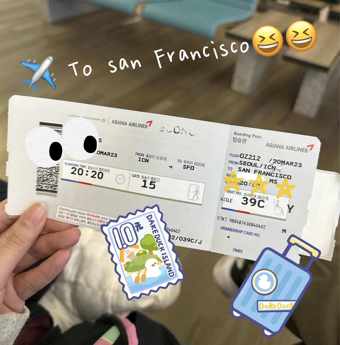 Arrived in Seoul！

Next Stop ➡️ San Francisco！
#GDC2023 #gamedev