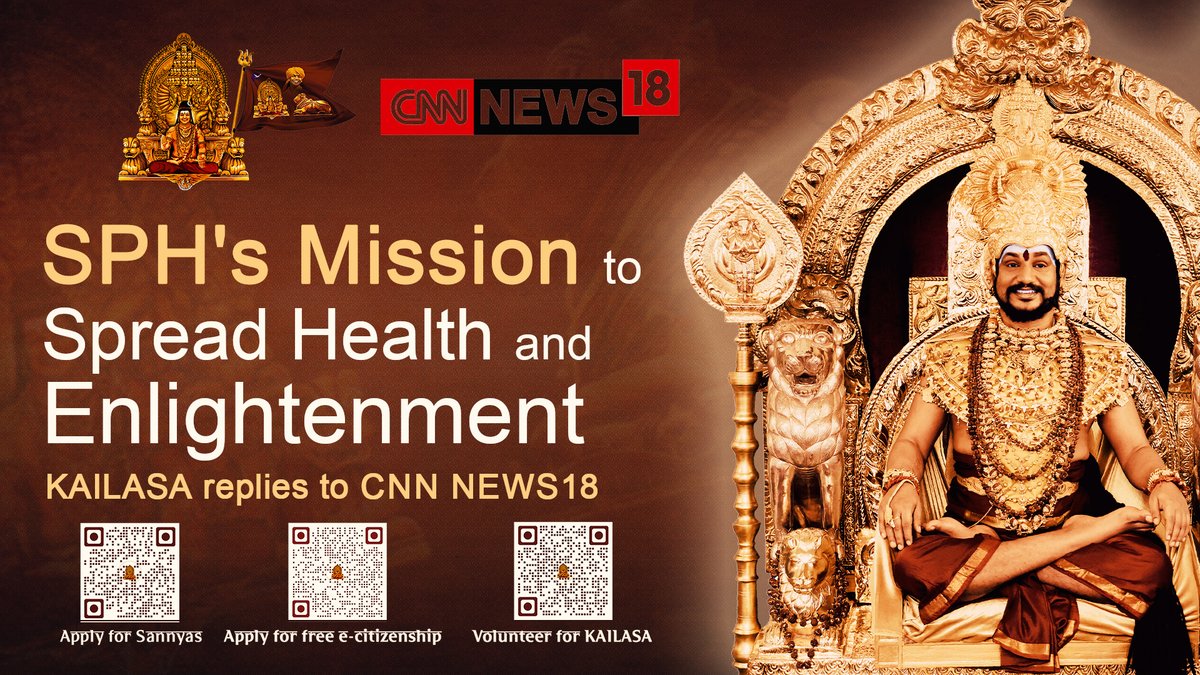 kailasany's tweet image. The Press Secretary Office of The Holy See of #Hinduism Responds to Mr. Siddhant Mishra, Journalist, CNN News18 
Dear Mr. Siddhant Mishra,
Thank you for reaching out and for your inquiries. Please see below the answers to your questions:
Q1. Does #Kailas…