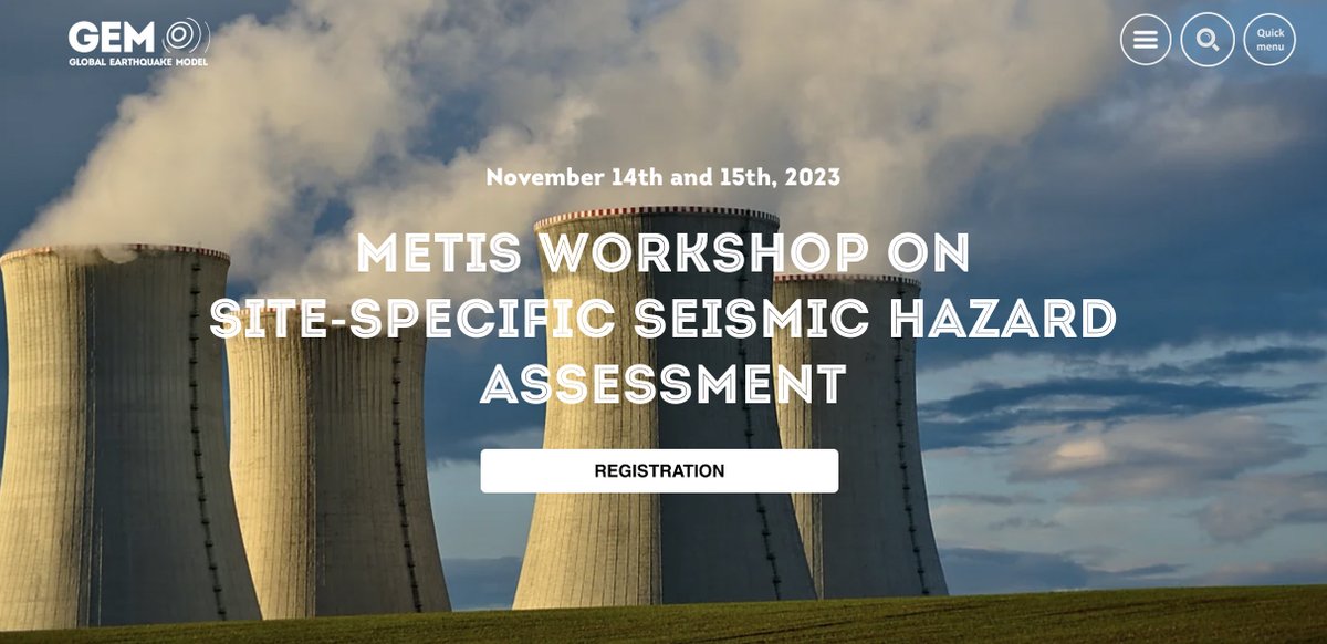 gem_hazard's tweet photo. In the context of the METIS (https://t.co/aDhwYIm5fk) project, GEM is organising in Bergamo on November 14th and 15th, 2023 a site-specific hazard workshop with several international speakers. Join us! More info at https://t.co/2nnBoY7TWz @GEMwrld #psha https://t.co/uzMTnyPwX0