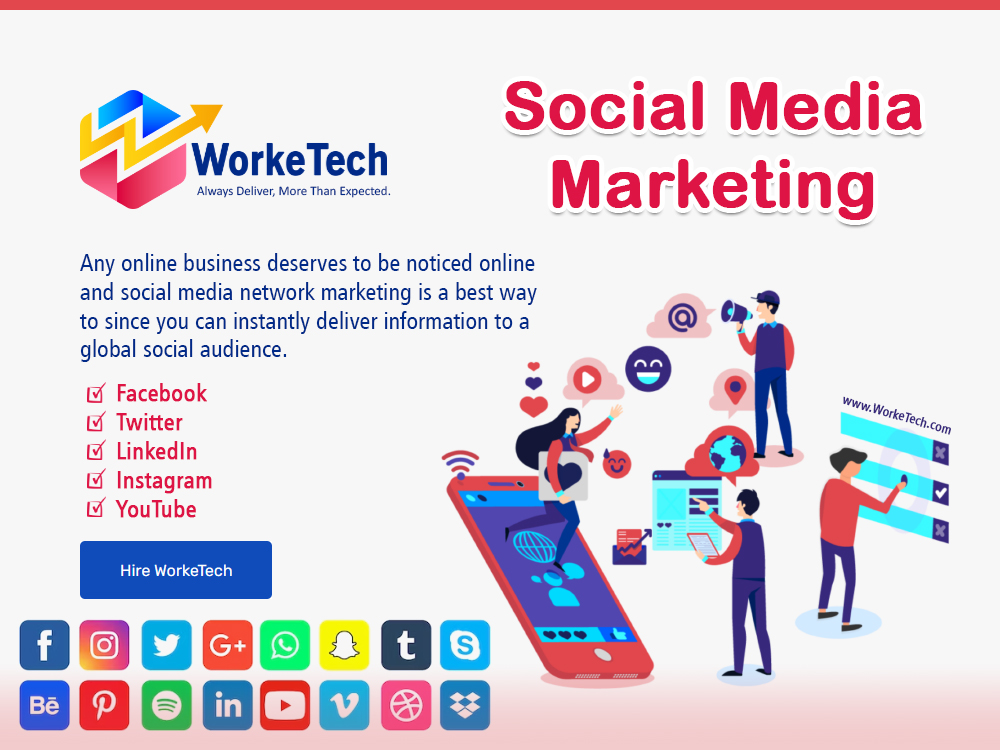 worketech's tweet photo. WorkeTech offering SMM campaigns to help boost your social presence online on multiple Social Media Networks.

Visit: https://t.co/5sG7rkjk0L

#WorkeTech #socialmedia #smm #marketing #campaign #smmcampaign #socialmarketing #socialmediamarketing #smo #social #media #business #work https://t.co/o2ZUegAnaJ