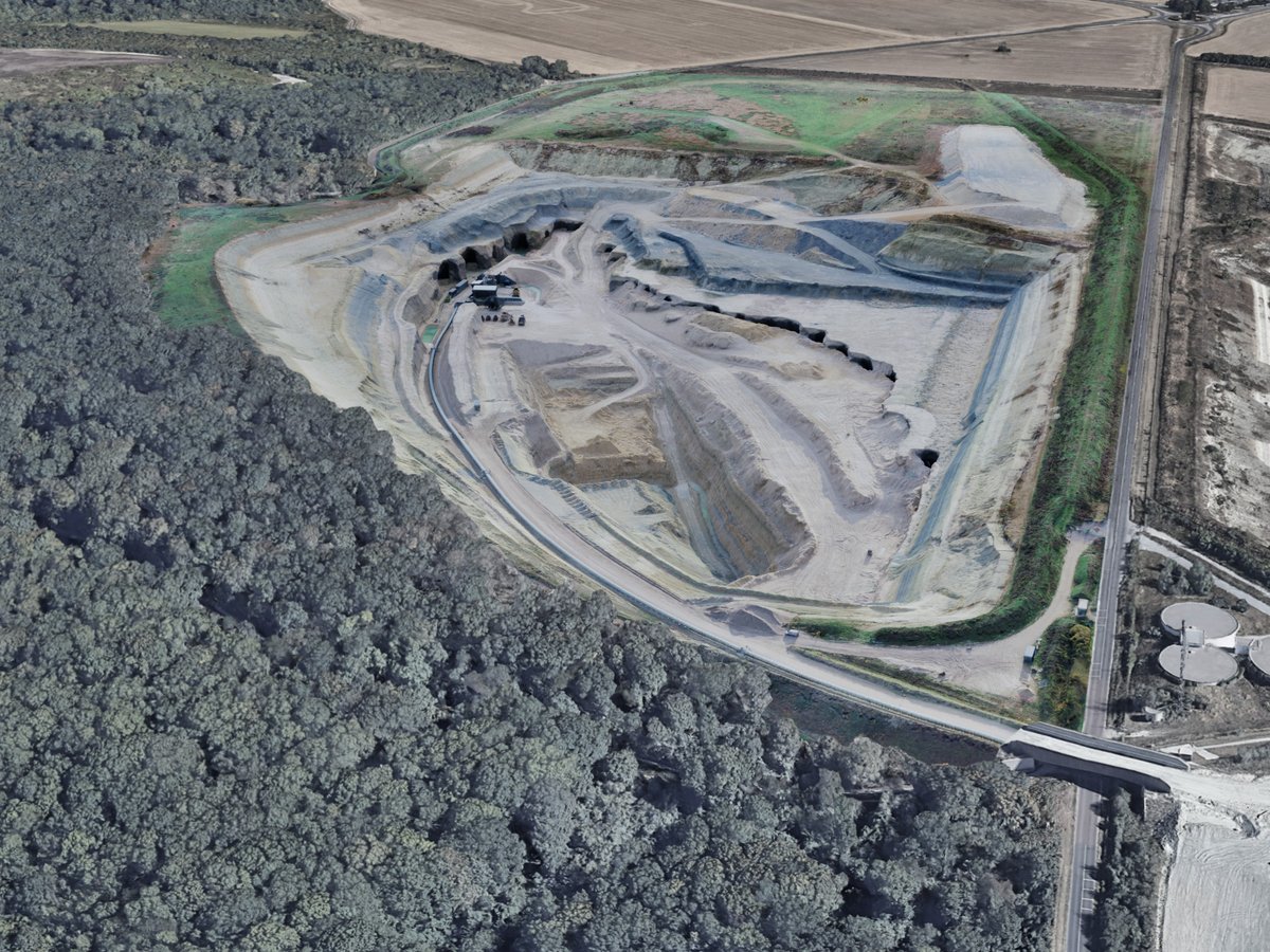 INGEO_geometre's tweet image. Suivi depuis 2018 d’une carrière de gypse en Seine et Marne (77) : 
-Cubatures d’exploitation / de stocks
-Plan topographique d’exploitation / réglementaire
-Auscultation et suivi des mouvements des fronts de taille
-Images de synthèse
 
#INGEO #DRONE #AUSCULTATION #TOPO #3D