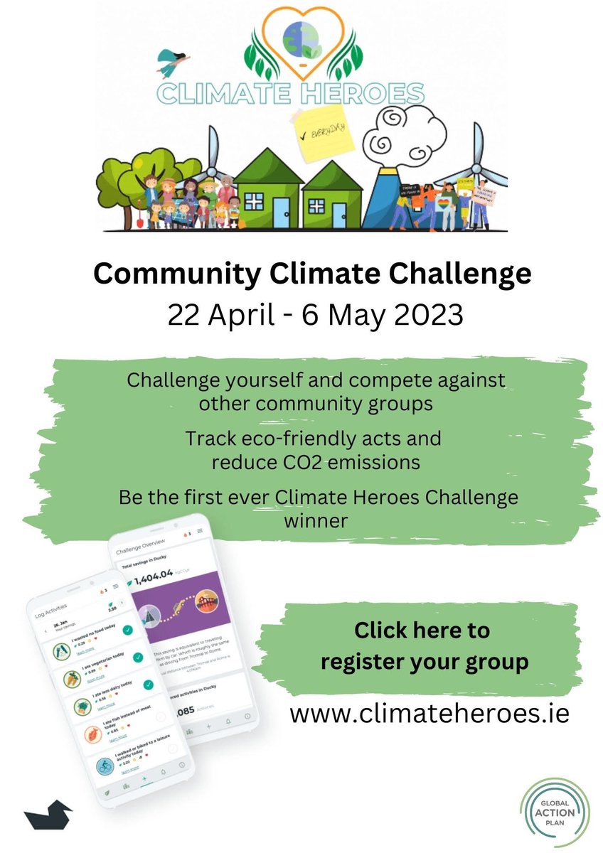 Community Climate Challenge
If you would like more information and/or to register for the competition please follow: climateheroes.ie/en-ie/challenge