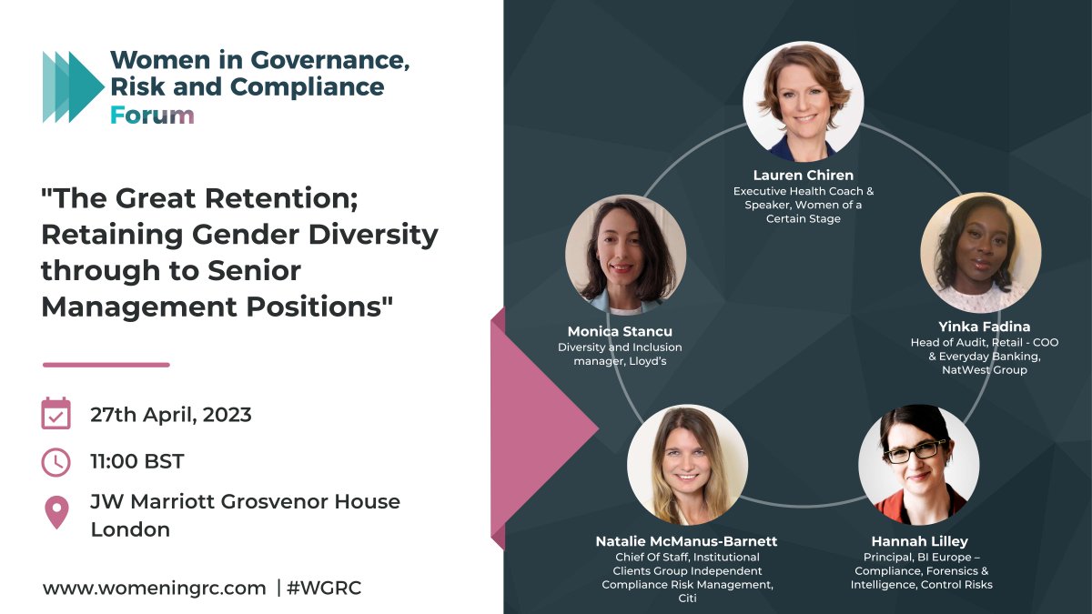 Women in Governance, Risk and Compliance Series tweet media