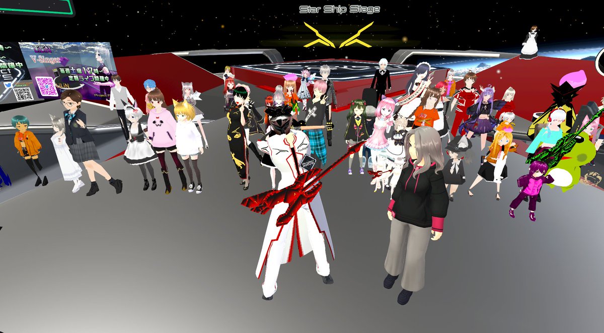 EZcq7a's tweet photo. 最後は土下座から唐突なホラーLIVEになりましたね！
（聞こえた音的にFOXさんも機材も心配になりましたね） https://t.co/um1Va30UMU