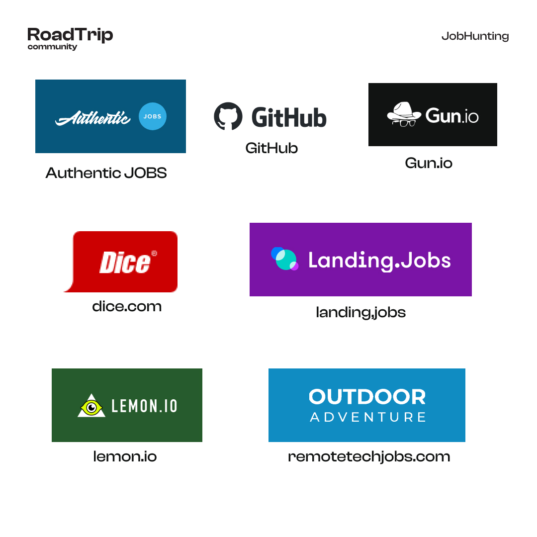 roadtripcomm's tweet photo. Dear Developer, we curated a list of international remote job websites to ease your job hunting stress. 

Check out the sites below and start applying. https://t.co/u2W9jNY54D