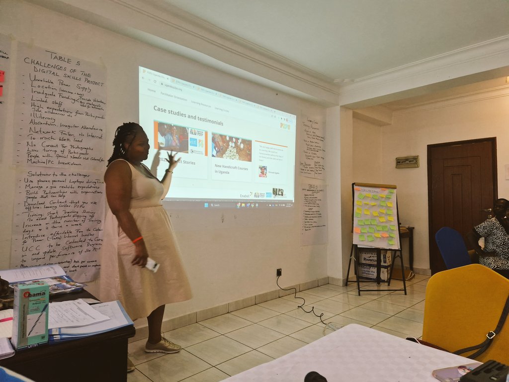ramupetu's tweet photo. Today on the #Digitalskills @ your local library project's knowledge sharing meeting: #learningcircles update session led by @QumishaG of @p2pu and @asiaville2 of @MaendeleoUganda - @EnabelinUganda @Enabel_Belgium @EIFLnet https://t.co/TwLc9ZswiO
