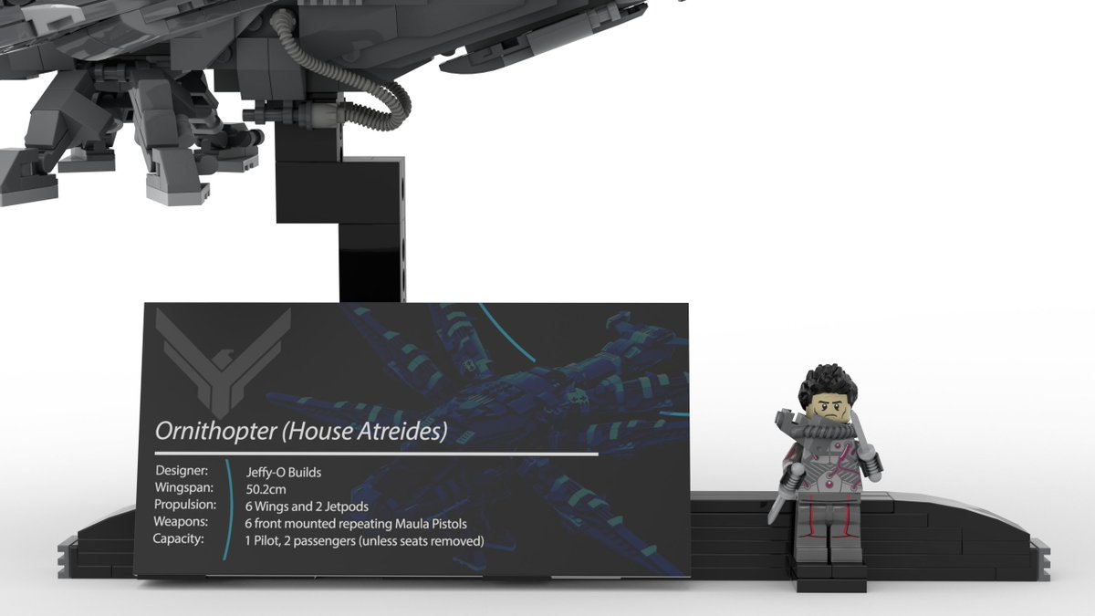 lgmbricks's tweet photo. Lego Moc - Dune Ornithopter
Credit by o_moc
#Lego #moc #Dune #Ornithopter #atreides #arrakis #spice #thopter #mauddib https://t.co/d4PLlbzktn