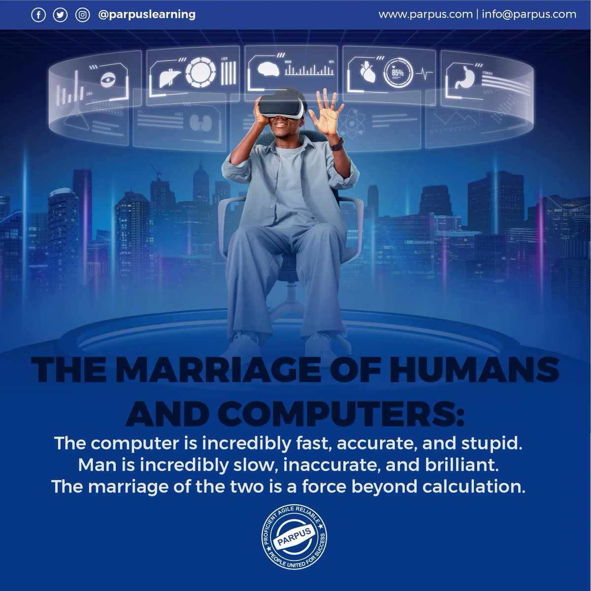 hcinteraction's tweet image. RT @parpuslearning: 💻 Technology is not a replacement for human intelligence but a tool that can be used to augment our abilities. Read our article on how humans and computers can be a force beyond calculation.
buff.ly/3FA6ss6 

#ParpusLearning …