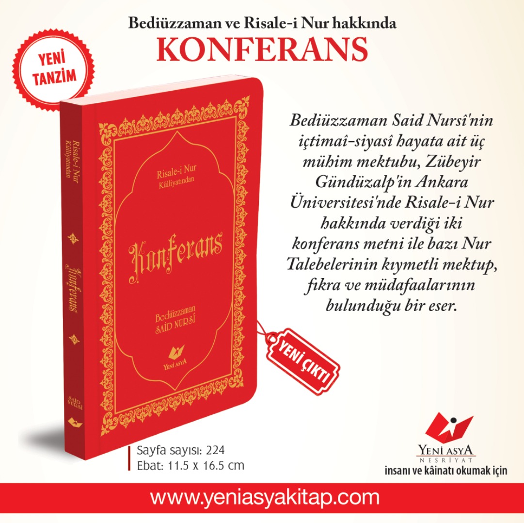 Bediüzzaman ve Risale-i Nur hakkında bir konferans mahiyetindeki eser...
Detaylı bilgi: bit.ly/42kzt53
#Bediüzzaman #SaidNursi #ZübeyirGündüzalp #YeniAsya