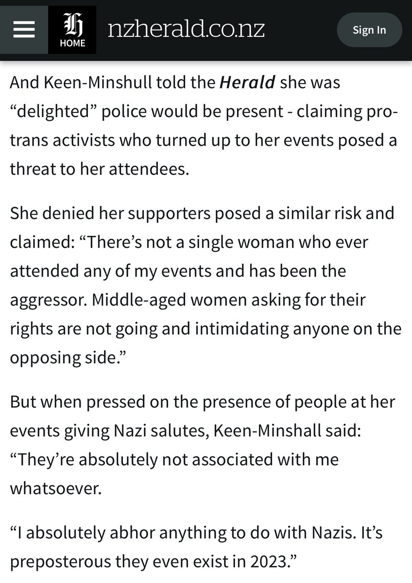 Both TRAs and some left - wing feminists owe KJK a retraction and apology.

Will she get one?

Of course not. But we can make clear that SFW did not, and have not, encouraged a far-right presence at their events.