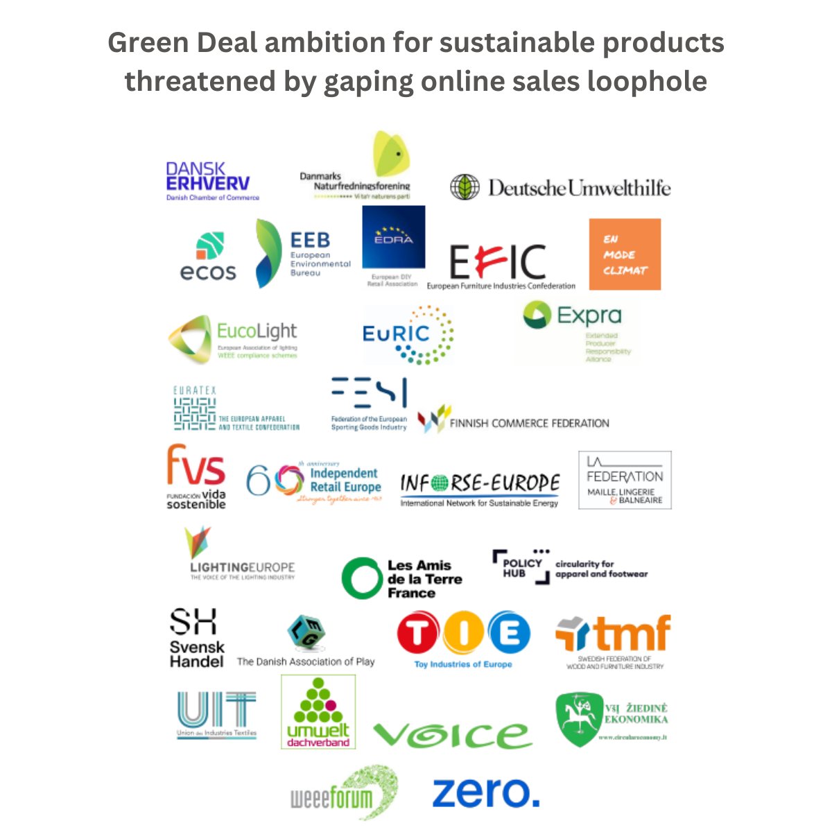 LightingEurope's tweet photo. Together with 30 organisations we call for the #ESPR to address the cases where there is no liable economic operator for products sold online. It threatens EU’s business competitiveness, environmental objectives &amp; misleads consumers. Read it: https://t.co/5wm4rrUFay
@ale_moretti https://t.co/ovfTPSO1Mg