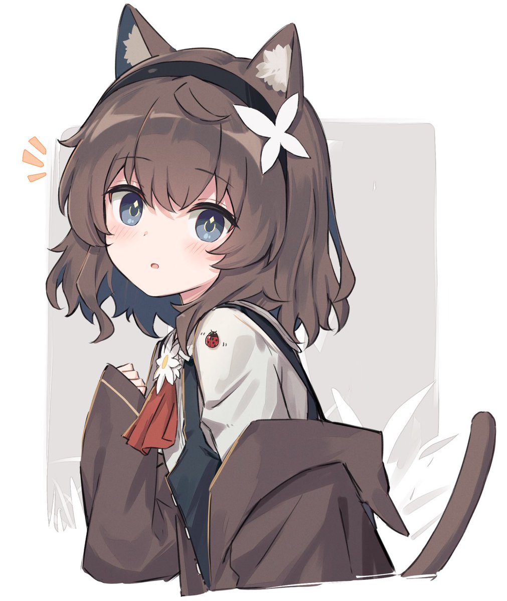1girl animal ears cat ears cat tail tail cat girl solo  illustration images