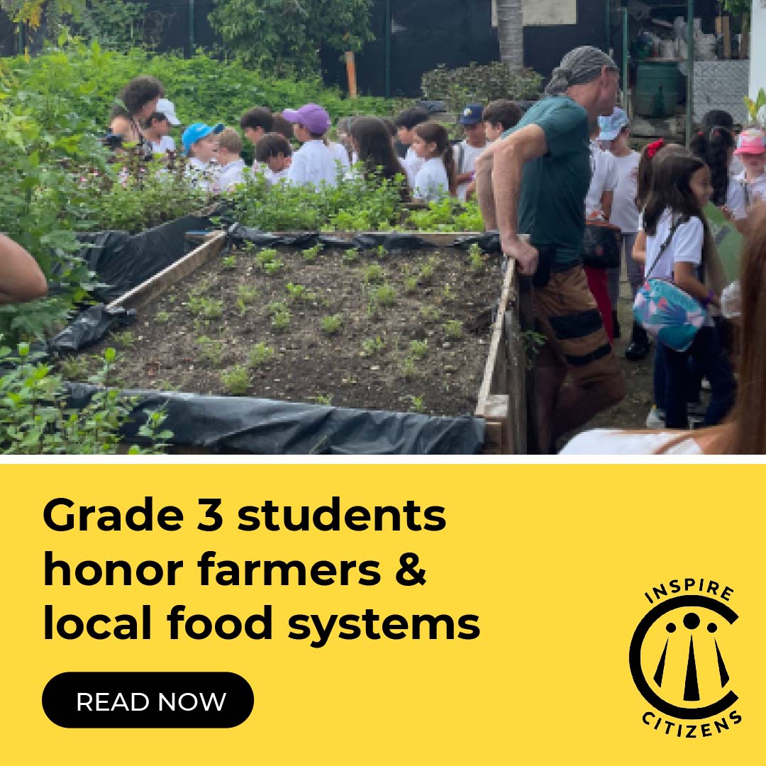 The grade 3 team at <a href="/cojowa/">Jorge Washington CARTAGENA</a>, has made sustainable, local food the focus of a social studies unit. And it’s having deep impact on learners and the community.

Read more:
inspirecitizens.org/vignettes/2023…

#InspireStories
#InspireCitizens
#GlobalCitizenship
#EmpathyToImpact
#ImpactChange