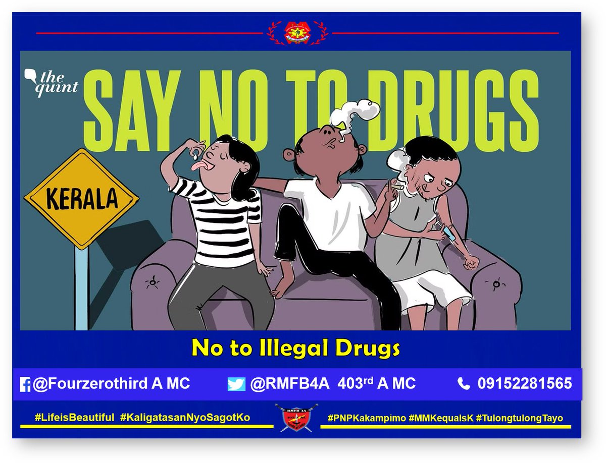 Secondcoy's tweet photo. NO TO DRUGS
#KaligtasanNiyoSagotKo 
#TulongTulongTayo 
#MKKequalsK
#PNPKakampiMo
#403RDAMC https://t.co/AJYbXdfALd