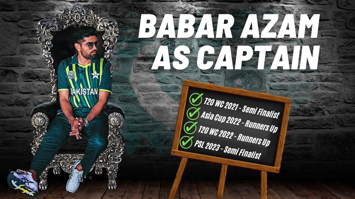 Babar Azam as Captain 

What do you Rate Babar Azam as Captain on a scale of 1-10❓

#BabarAzam𓃵 #BabarAzam #Babar #GOAT𓃵 #T20WorldCup #AsiaCup #PSL2023 #HBLPSL8 #PeshawarZalmi #Cricket