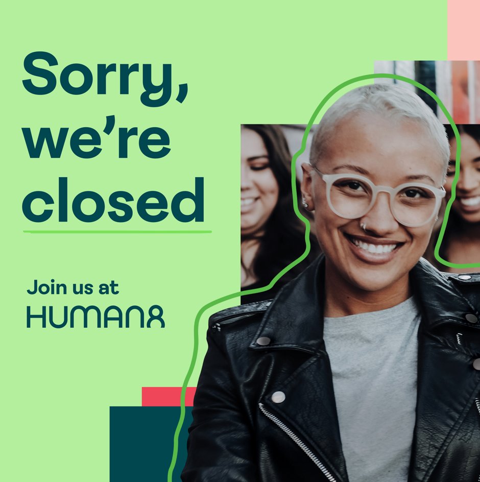 InSites's tweet image. Hello from the other side? 
Following our rebrand to Human8, it's time to say goodbye to our InSites Consulting. But not to worry, @weare_human8 is expecting you already, so make sure to follow us there!  

#weareHuman8 #humaninsights #dowhatmatters