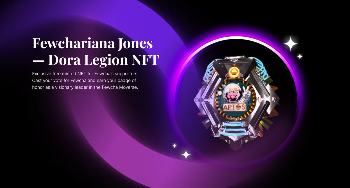 ⏰ Only a few hours left to claim your Fewchariana Jones - Dora Legion NFT. Ends at 19:00 UTC+7 Mar 20.
⛏ Mint venue: fewcha.app/events/