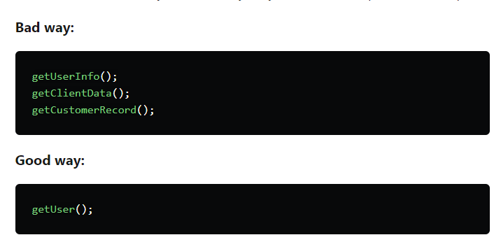 Designers_UX's tweet photo. Make sure in whatever language you code in, that your variables have meaningful names so that if you are to check it in the future you can still know what your code does. 

Make sure your variable and method names are consistent as in the image below. 

#Programming #Coding #Tips https://t.co/2rTJMzA3hm