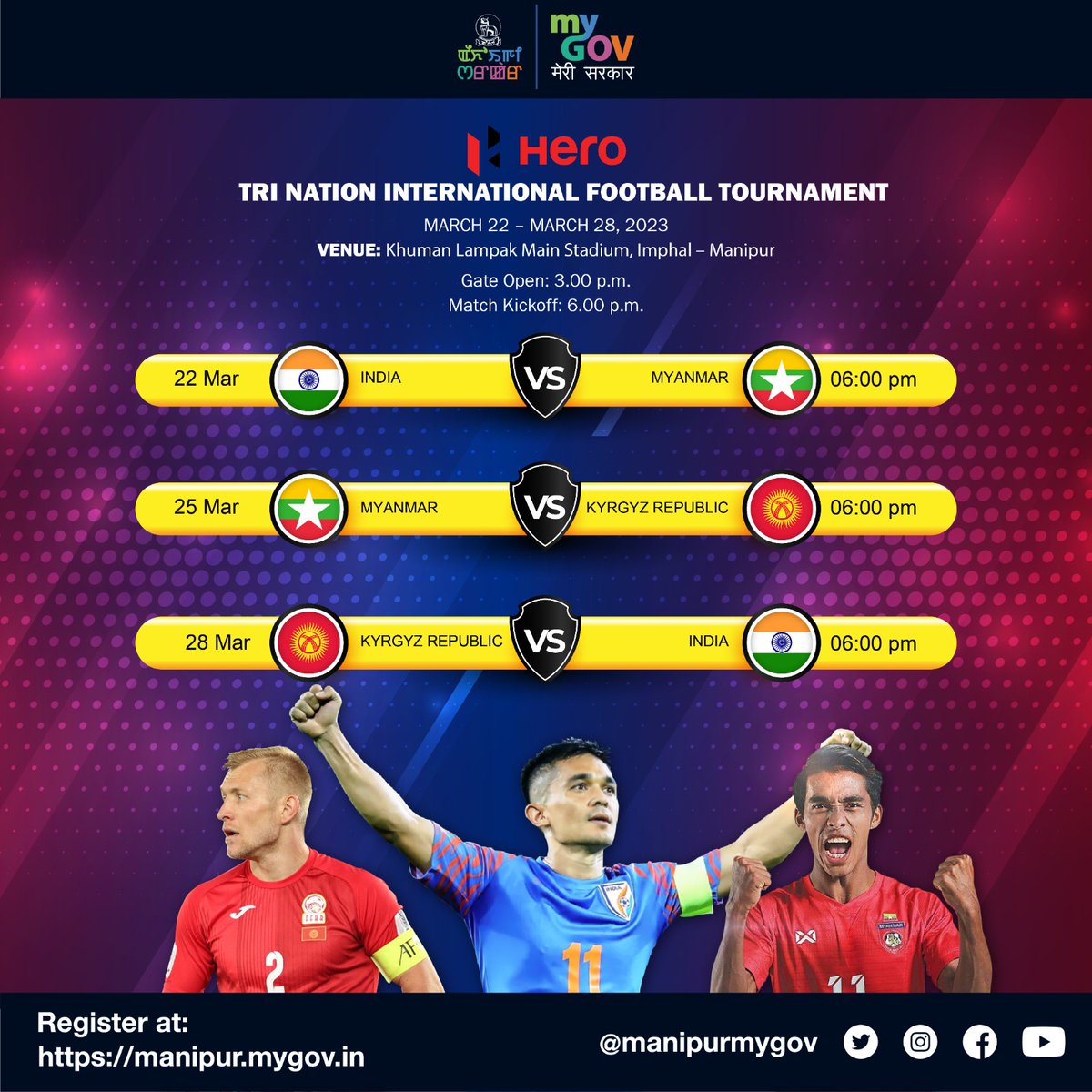 Indian Football Team On Twitter RT manipurmygov For The First Time indian-football-team-on-twitter-rt-manipurmygov-for-the-first-time
