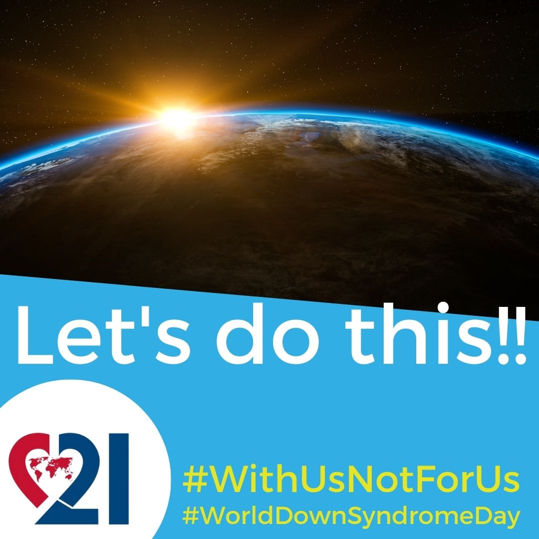 WorldDSDay's tweet photo. #WorldDownSyndromeDay 2023 has officially begun on the island of Kiritimati where it is 00:00 am on 21 March. It will end in 49 hrs at midnight in American Samoa. (Confused? Yes, me too. But it's true 😋)
It's time to speak up and tell the world why they should be #WithUsNotForUs https://t.co/EhKuo1cLZl